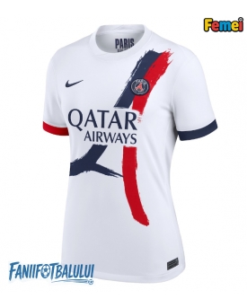 Paris Saint-Germain Tricou Fotbal Replică 2025-26 Femei Deplasare